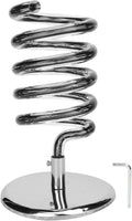 HURRISE Spiral Hair Dryer Holder, Spring Hair Dryer Hanging Rack, Spiral Hair Styling Station Spiral Salon Blow Dryer Holder Stand for Bathroom Hair Salon