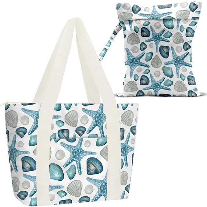 Beach Bags Wet Bag for Swimsuit Tote Bag for Friends Travel Gifts, Aloha Bags by zcyxuuw