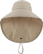 Home Prefer UPF 80+ Sun Hat for Men Women Wide Brim Sun Hat - Image 3