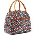 Insulated Lunch Cooler Bag (Floral#Red)