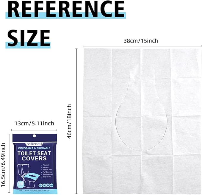XL 100PCS Toilet Seat Covers Disposable - Image 2
