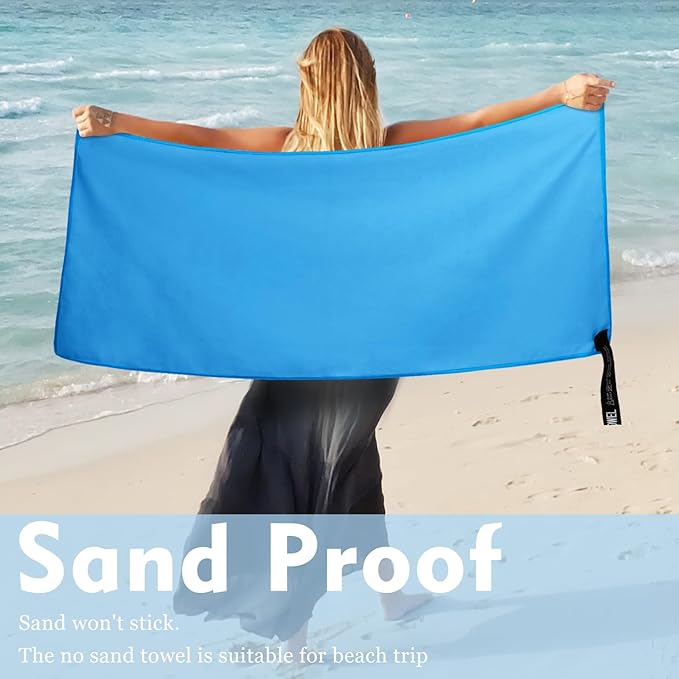 Microfiber Travel Towel, Soft Lightweight Quick Dry Towel, Super Absorbent - Image 7