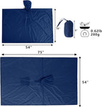 salamra Hooded Rain Poncho Waterproof Raincoat Jacket - Image 6