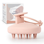 AIMIKE Scalp Massager - Silicone Shampoo Brush for Hair, Dandruff Removal & Hair Growth Stimulator - Exfoliator for Dry & Wet Scalp