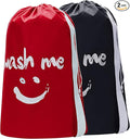 HOMEST 2 Pack XL Wash Me Travel Laundry Bag by HOMEST