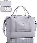 Travel Duffel Bag, Sports Tote Gym Bag, Shoulder Weekender Overnight Bag by WONHOX