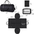 Garment Bag for Travel Convertible Carry On Garment Bag Large Travel Duffel - Image 5