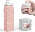 Collapsible Water Bottles, Portable Lightweight Reusable Leak-Proof BPA-Free by POPDIGITO