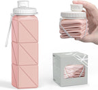 Collapsible Water Bottles, Portable Lightweight Reusable Leak-Proof BPA-Free by POPDIGITO