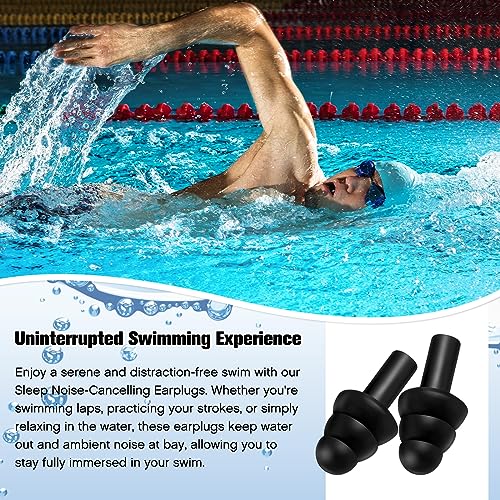 200 Pairs Ear Plugs Bulk (Black)