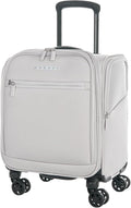 Verage Under Seat Luggage with Wheels, Softside Small Suitcase Spinner Carry On by VERAGE