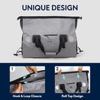 Haimont Waterproof Duffel Bag Roll-top Dry Duffel Bag - Image 8
