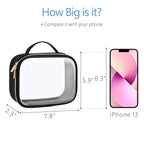 PACKISM TSA Approved Toiletry Bag, 3 Pack Clear Makeup Bags - Image 3