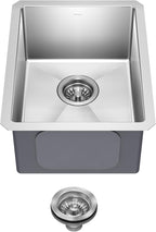KRAUS Standart Pro 14 -inch Undermount Single Bowl 16 Gauge Stainless Steel Bar by KRAUS
