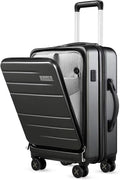 LUGGEX Carry On Luggage 22x14x9 Airline Approved, Polycarbonate Hard Suitcase by LuggeXLUGGAGE