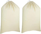 Urban Villa Laundry Bags 2 Pack Canvas Dirty Clothes Travel Laundry Bag|Machine by CottonTrends