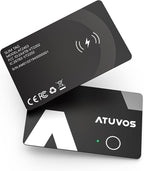 ATUVOS Rechargeable Wallet Tracker Card, Ultra Slim 1.6mm Wallet Card Tracker - Image 9