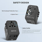 EPICKA Universal Travel Adapter, GaN International Plug Adapter - Image 6