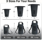 Dry Bag Waterproof Backpack 5L/10L/20L/30L Roll Top Waterproof Bag, Floating - Image 2