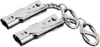 Whistle Emergency Whistles Keychain Rape Whistle Stainless Steel High Decibel by binboll