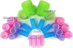 Gift Packaging Hair Rollers Self Grip Holding Rollers Hairdressing Curlers Hair Design Sticky Cling Style For DIY Or Hair Salon By Kamay's (Gripping Sticky Rollers 30PCS 5 Size-20,25,30,40,48mm)