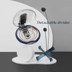 1 Pack Easy-to-Hold Small Round Blue Pill Organizer - Image 4