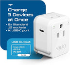 Ceptics World Travel Plug Adapter Set, Safe USB-C 3.0-2 USA Socket, 30W PD & QC - Image 7
