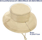 Sun Hats for Women Wide Brim Ponytail UV Protection Beach Hat Packable - Image 2