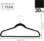 MIZGI Premium Velvet Hangers Heavy Duty- Non Slip - Image 6