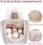 Narwey Small Striped Hanging Travel Toiletry Bag - Image 4