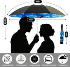 LLanxiry Compact Travel Umbrella, Mini Windproof Umbrellas - Image 4