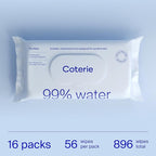 Coterie Baby Wipes for Sensitive Skin, Plant-Based and Plastic-Free Fibers - Image 6