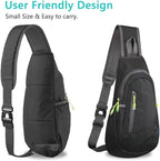 TITECOUGO Small Sling Bag, Lightweight Crossbody Backpack - Image 3