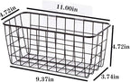 3 Set LeleCAT Adhesive Over the Cabinet Door Wire Baskets - Image 3