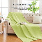 Knitted Weighted Blanket (35-mint Green / 50" x 60" | 10lbs)