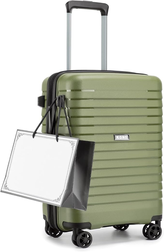 Kono 20 Inch Expandable Carry On Luggage - Image 9