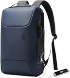 BANGE Anti Theft Backpack with Lock, Business Backpack with USB Charging Port by BANGE