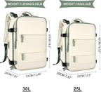 coowoz Large Travel Backpack for Women Men, Carry On Backpack Flight Approved - Image 3