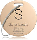Customized Stainless Steel Luggage Tags: Personalize Your Suitcases, and Bags by Kcule