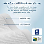 Clean Skin Club Clean Towels XL® Supreme, 100% USDA Biobased Face Towel - Image 9