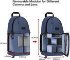 MOSISO Camera Sling Bag, DSLR/SLR/Mirrorless Camera Backpack Case Shockproof - Image 6