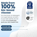 Clean Skin Club Clean Towels XL®, 100% USDA Biobased Face Towel, Disposable - Image 7