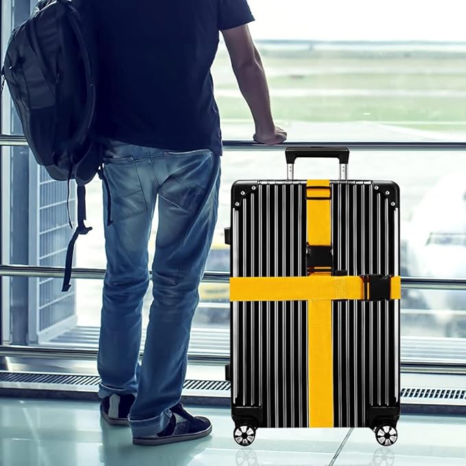 Luggage Straps for Suitcases TSA Approved-2 Pack Bright Personalized Luggage - Image 6