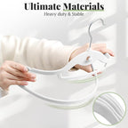 Velvet Felt Stackable Hangers 50 Pack, Non Slip, - Image 7
