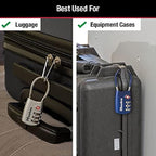 Master Lock Padlock, Set Your Own Combination TSA Locks - Image 3