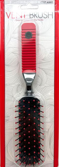DONNA Vent Brush Blowdry Brush Curly Hair, Hair Brush for Separating, Detangling, Shaping and Defining Wet Thick or Curly Hair, Glides Through Tangles with Ease RED