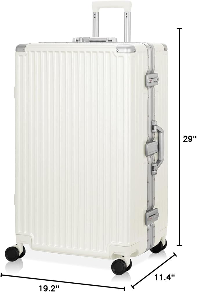 AnyZip Luggage PC+ABS Aluminum Frame Zipperless Checked Luggage Hard Shell - Image 10