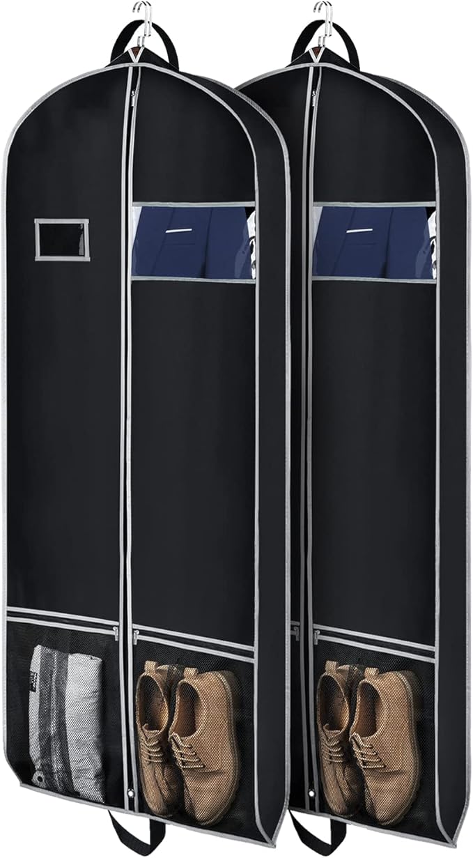 Zilink Long Garment Bags for Dresses Coat Bags for Travel and Storage 60 inches by Zilink
