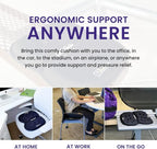 GSeat Lite Travel Gel and Foam Cushion - Image 4