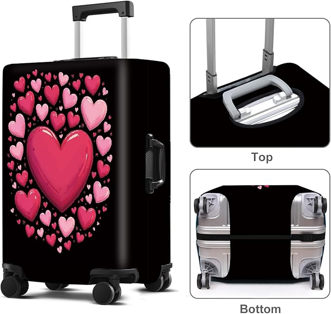 Luggage Cover Washable Suitcase Protector Anti-Scratch, Stretchable Fit - Image 2